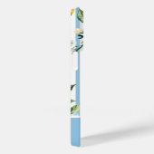 水彩レモンブルーホワイトストライプ Case-Mate iPhoneケース (裏面 / 右)