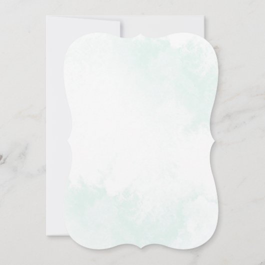 水彩レモンブロッサムサマー結婚ズ 招待状 (裏面)