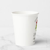 水彩レモンホームメイドリモンチェロ新年 紙コップ (右)