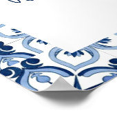 水彩レモンポジターノブライダルシャワーゲーム ポスター (角)