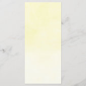 水彩レモンラベンダーボホ結婚ズ メニュー (裏面)