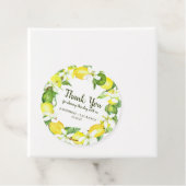 水彩レモンリースメッセージカード フェイバータグ (インサイチュ)