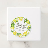 水彩レモンリースメッセージカード フェイバータグ (インサイチュ)