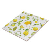 水彩レモンレモ葉ン2 タイル (側面)