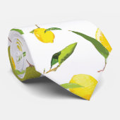 水彩レモンレモ葉ン2 ネクタイ (ロール)