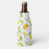 水彩レモンレモ葉ン2 ボトルクーラー (ボトル正面)