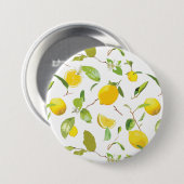 水彩レモンレモ葉ン2 缶バッジ (正面&裏面)