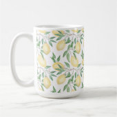 水彩レモン柑橘類 コーヒーマグカップ (左)