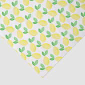 水彩レモン模様 薄葉紙 (詳細)