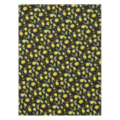 水彩レモン葉と テーブルクロス (正面)