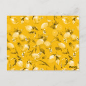 水彩レモン10 ポストカード (裏面)