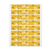 水彩レモン10 ラップアラウンドラベル (シート)