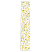 水彩レモン13 ミディアムテーブルランナー (正面)