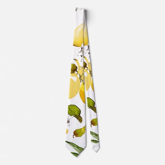 水彩レモン17 ネクタイ (正面)