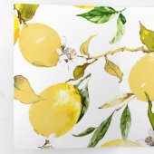 水彩レモン17 三つ折りクリスマスカード (内部最初)