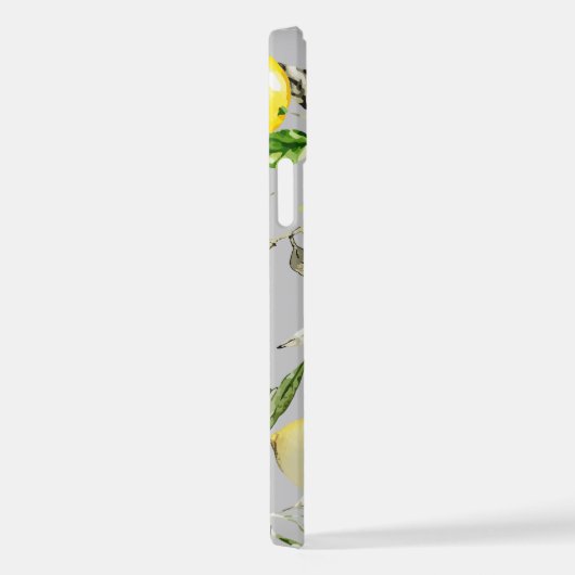 水彩レモン18 iPhoneケース (右側面)