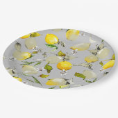 水彩レモン19 ペーパープレート (アングル)