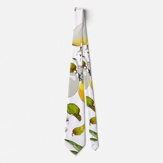 水彩レモン20 ネクタイ (正面)