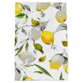 水彩レモン20 ミディアムペーパーバッグ (裏面)