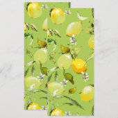 水彩レモン22 セーブザデート (正面/裏面)