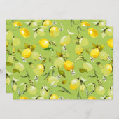 水彩レモン22 セーブザデート (正面/裏面)