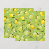 水彩レモン22 案内状 (正面/裏面)