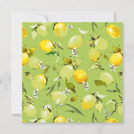 水彩レモン22 案内状 (正面)