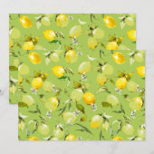 水彩レモン22 案内状 (正面/裏面)