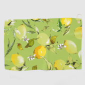 水彩レモン23 ゴルフタオル (横)