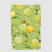 水彩レモン23 ゴルフタオル (正面)