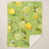 水彩レモン23 シェルパブランケット (正面)