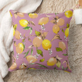 水彩レモン25 クッション (ブランケット)