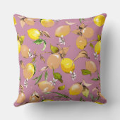 水彩レモン25 クッション (裏面)