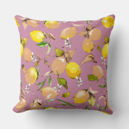 水彩レモン25 クッション