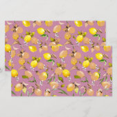 水彩レモン25 セーブザデート (正面/裏面)