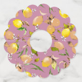 水彩レモン25 ワイングラスタグ (正面)