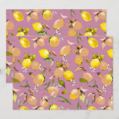 水彩レモン25 案内状 (正面/裏面)