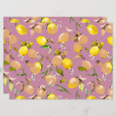 水彩レモン25 案内状 (正面/裏面)