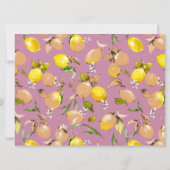 水彩レモン25 案内状 (裏面)