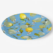 水彩レモン26 ペーパープレート (アングル)