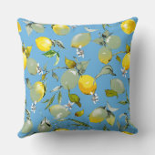 水彩レモン27 クッション (裏面)