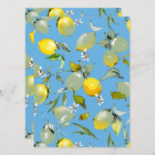 水彩レモン27 セーブザデート (正面/裏面)