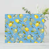 水彩レモン27 招待状 (スタンド正面)