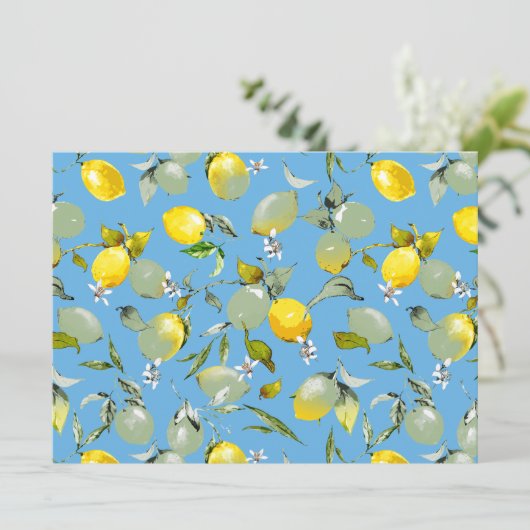 水彩レモン27 招待状 (スタンド正面)