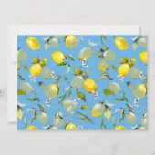 水彩レモン27 招待状 (正面)