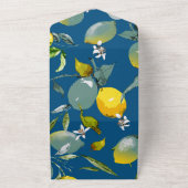 水彩レモン28 オールインワン招待状 (外側)