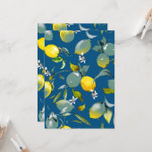 水彩レモン28 カード (正面/裏面インサイチュ)