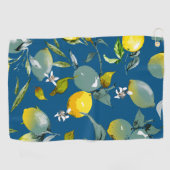 水彩レモン28 ゴルフタオル (横)