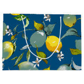 水彩レモン28 ラージペーパーバッグ (裏面)