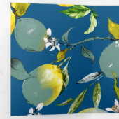 水彩レモン28 三つ折りクリスマスカード (内部最初)